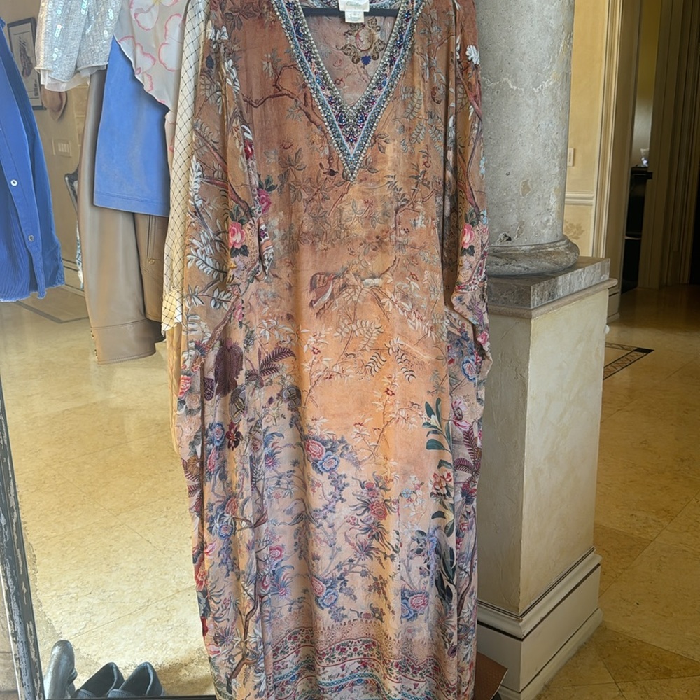Camilla Silk Kaftan - Picture 2 of 4
